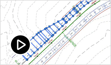 Video: actualizaciones de objetivos de obra lineal en Civil 3D 2023.